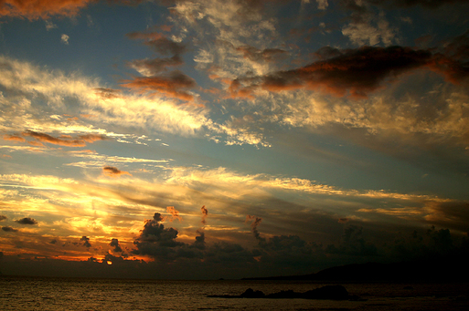 ヒマラヤの朝焼けの写真